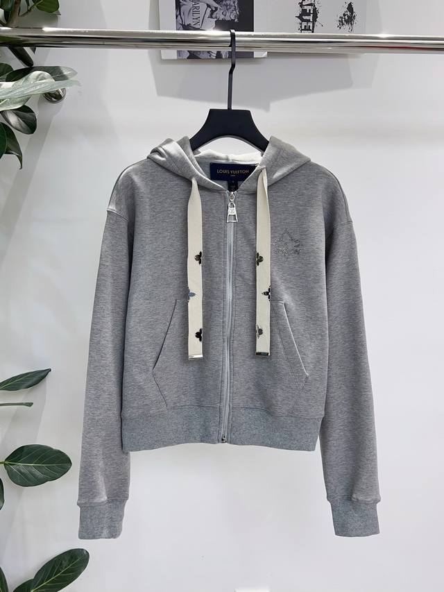 Exclusive First Release: Original Quality Louis Vuitt* 25 New Hooded Jacket! Mad