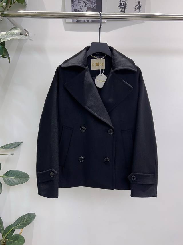 Exclusive First Release: High-Quality Chlo* 25 Autumn/Winter New Wool Coat! Doub