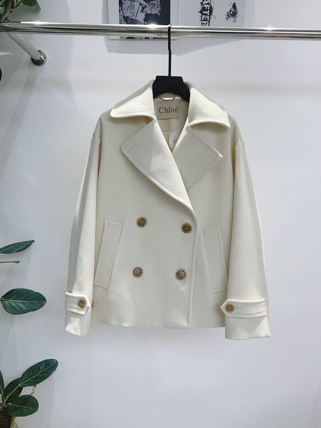 Exclusive First Release: High-Quality Chlo* 25 Autumn/Winter New Wool Coat! Doub