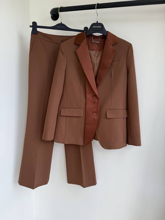 Jacket and Pants Fd25 Autumn New Custom Metal Label Suit Jacket and Pants - A St