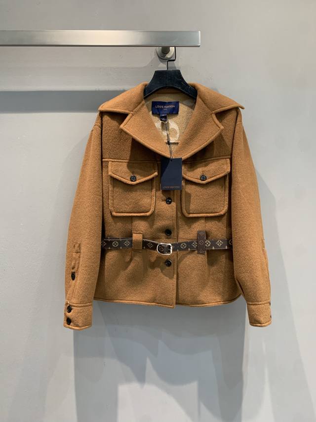 New Arrival! L's 2025 Autumn/Winter New Fashionable Retro Floral Short Wool Jack