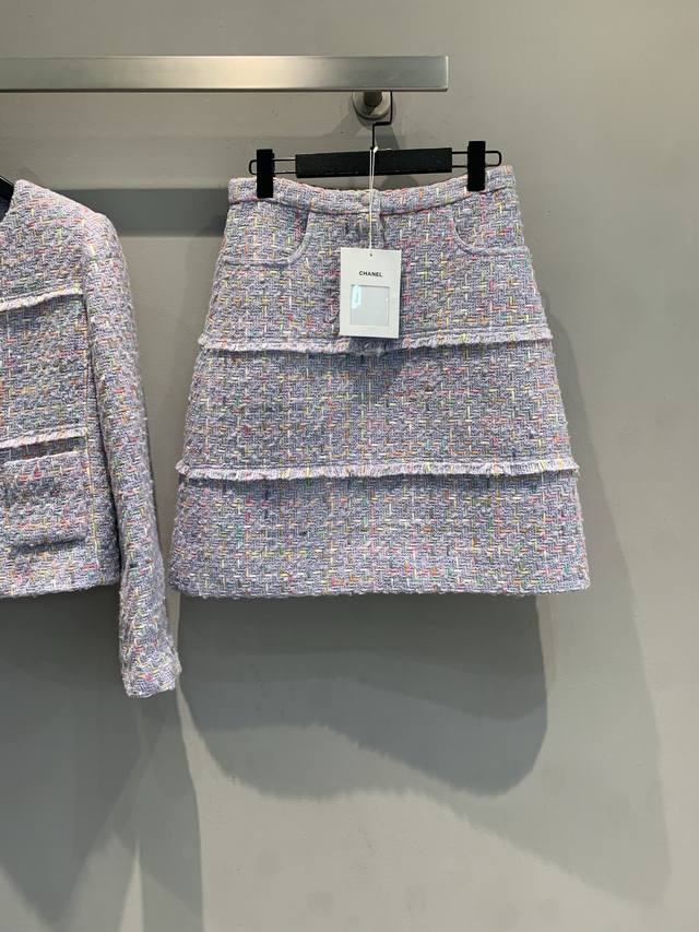 New Arrival! C&C 2025 Autumn/Winter High-End Handmade Collection Purple Tweed Mi