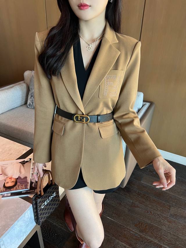 Jacket 70 Early Autumn/Winter Fashionable Designer Style Patchwork Suit Long-Sle