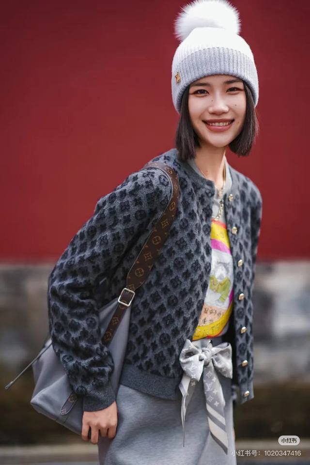 Louis Vuitton (LV) New High-End Custom Mohair and Wool Blend Fabric, Classic Mon