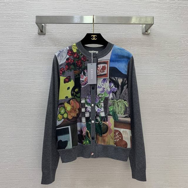 Erd*S Erd Home New Customized Multi-Button Oil Painting Pattern Print Button-Dow