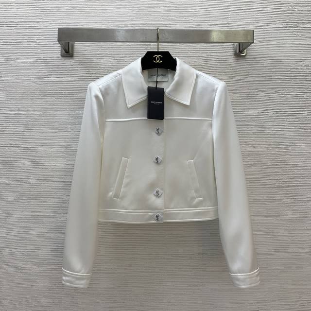 Saint Laurent (YSL) New High-End Boutique Custom Imported Textured Acetate Fabri Saint Laurent (YSL) New High-End Boutique Custom Imported Textured Acetate Fabri