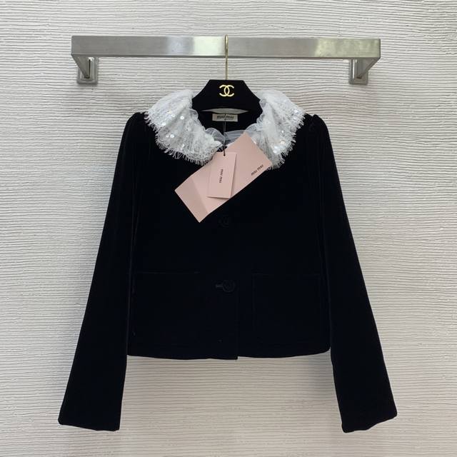 Miumi* New Exclusive Custom-Made Style, Young and Playful High-End Short Long-Sl