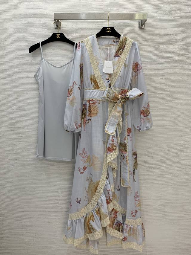 Zimmerman*, an Australian brand, high-end custom-made cotton blend fabric, featu