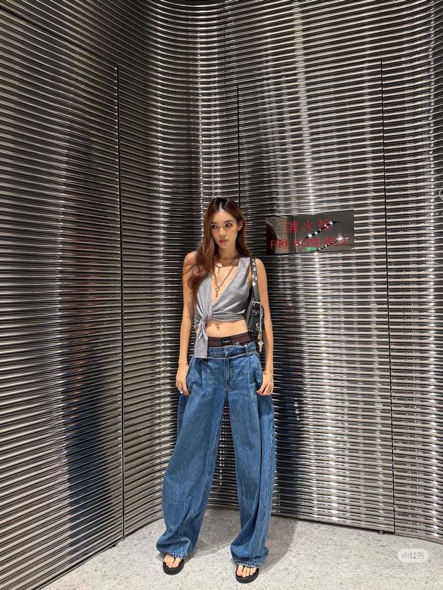 Alexander Wan* New high-end custom washed denim cotton fabric, trendy and stylis