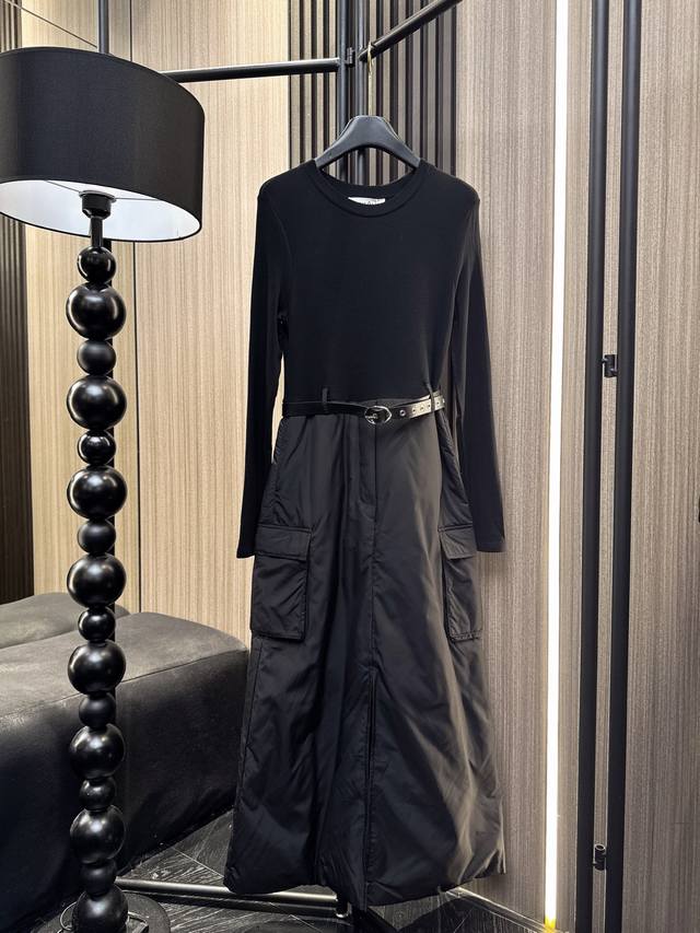 Enfold 2025 Autumn/Winter New Arrival: Round Neck Top with Padded Workwear Skirt