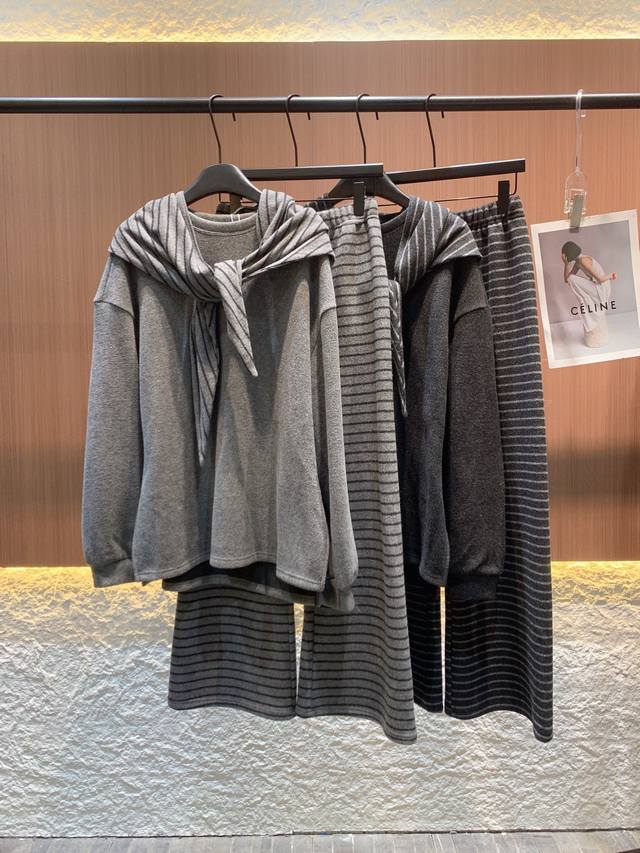 Magella 2025 Autumn/Winter New Cashmere Casual Set: Soft, skin-friendly, and war