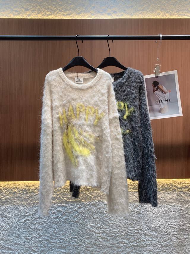 Qoy 2025 Autumn/Winter New Arrival: 70% cashmere blend with 30% mohair, incredib