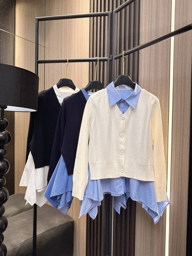 Sacai 2025 Autumn/Winter New Arrival: A groundbreaking Sacai faux two-piece top!