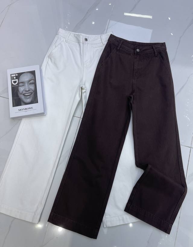 Detailed Photos Loew* Latest Wide-Leg Straight-Leg Pants Custom-Made Hardware Lo