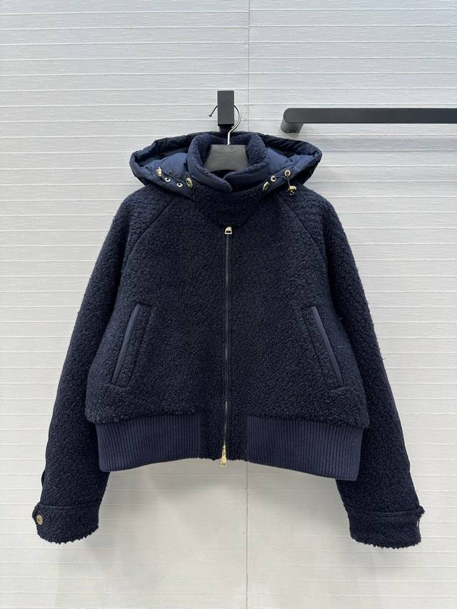 Highly recommend this original quality Juvigny wool hooded down baseball jacket,