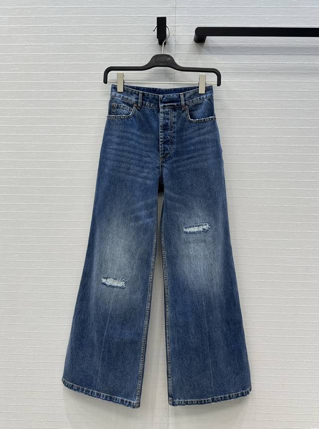 Exclusive First Release: Dio*25 New Monogram Wash High-Waisted Wide-Leg Jeans! O