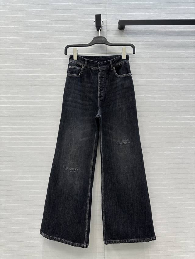 Exclusive First Release: Dio*25 New Monogram Wash High-Waisted Wide-Leg Jeans! O