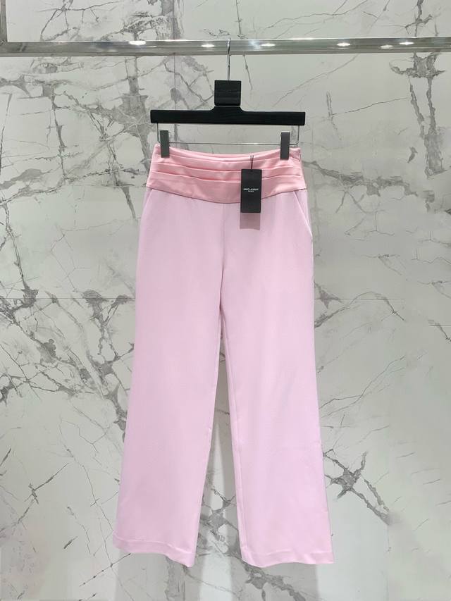 Saint Laurent 2025 New Waist-cinching Pants A chic and sophisticated choice in t Saint Laurent 2025 New Waist-cinching Pants A chic and sophisticated choice in t