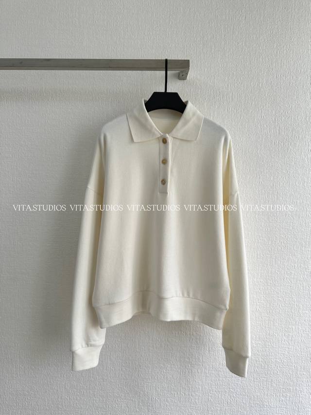 New Arrival Pre-sale Airy Corzas Polo Sweatshirt Made of 85% combed cotton and 1