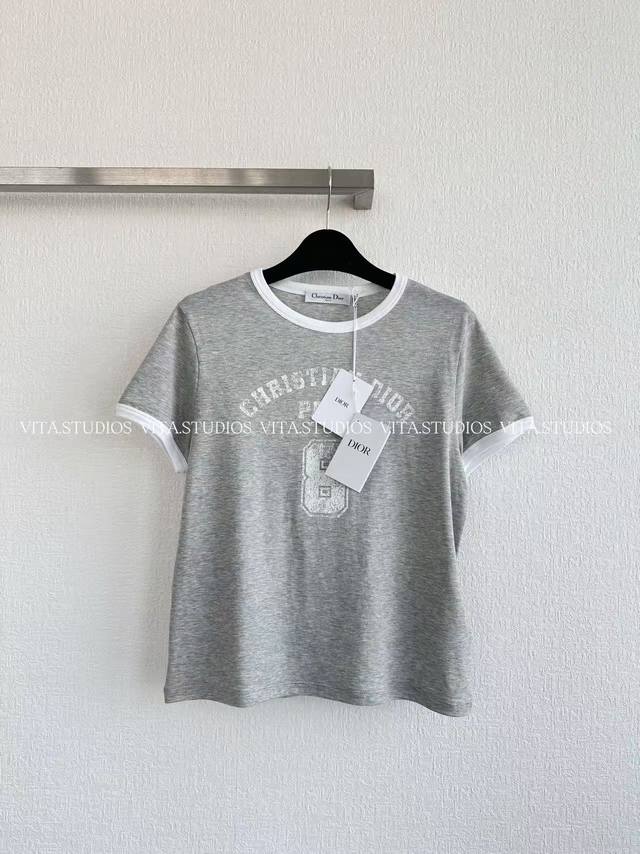 New Arrival Pre-sale Gray Pure Cotton Short-Sleeve T-Shirt Selected high-quality