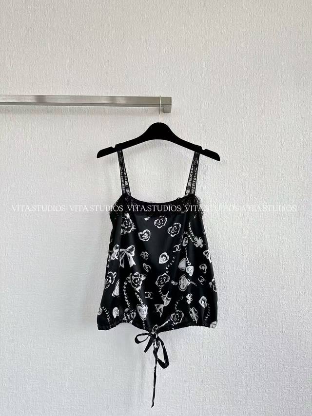 Hot Selling Item Restock Lace Camisole Made from 100% silk fabric, it feels comf