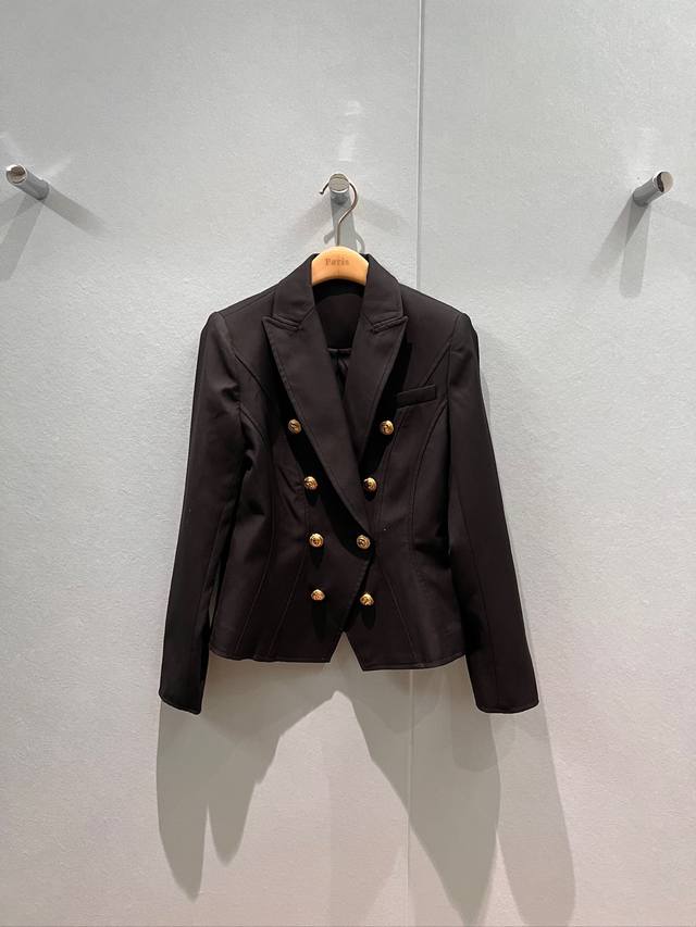 New Arrival Recommendation: Balmain Double-Breasted Gold-Button Slim-Fit Suit Ja