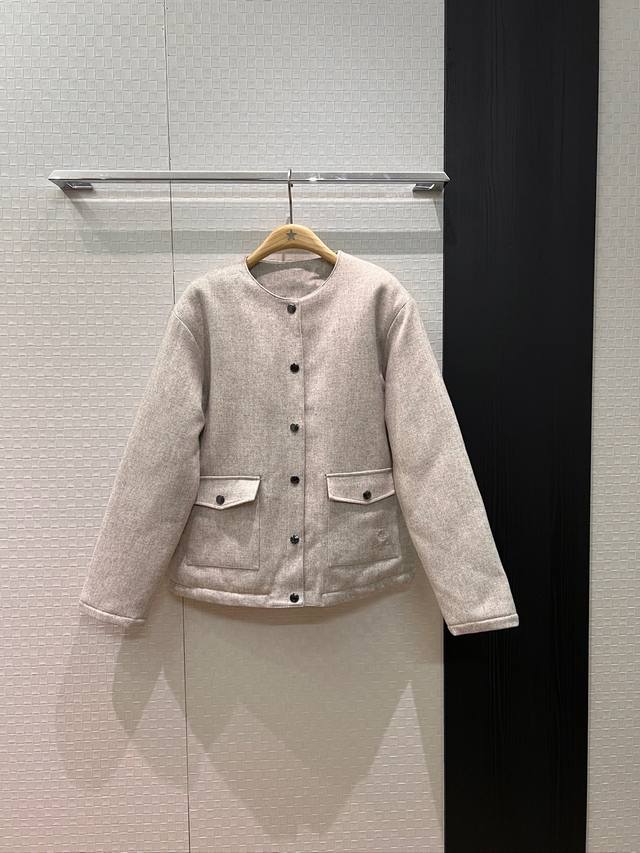 New Lp Round Neck Chinese Style Old Money Style Quilted Coat, Classic Plaid Lini