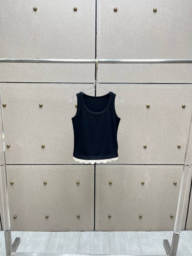 Magda Lace Ribbed Tank Top! Three Colors: Sml Ddd