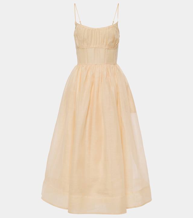 Linen pleated dress! Linen S/M/D/D