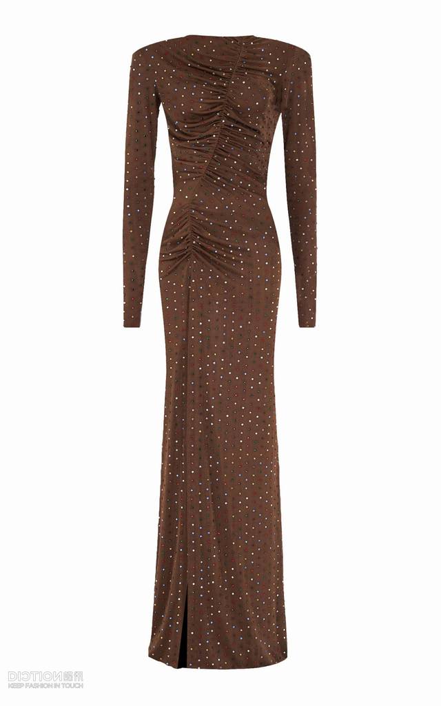 Colorful rhinestone pleated dress! Sizes: S, M, D