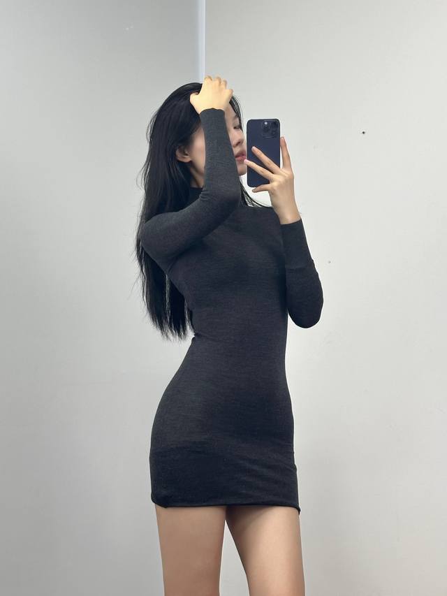 Alai* Runway Style Fine Wool Knit Dress! 100% Yangzi Wool, Sizes S, M, D, D