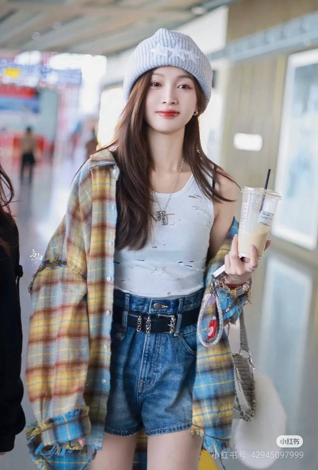 13 Custom-made plaid fabric distressed shirt! Cotton Sml Ddd