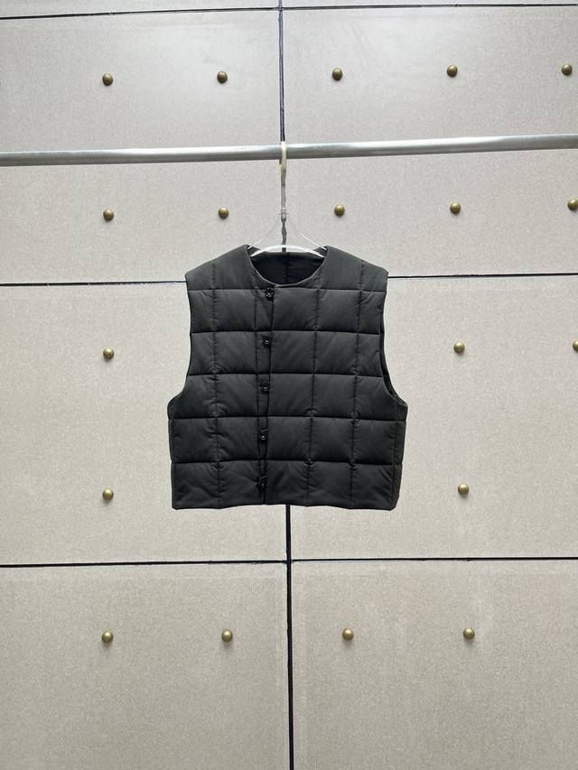 Checkered cotton vest! Minimalist style, custom-dyed cotton fabric, Sml Ddd