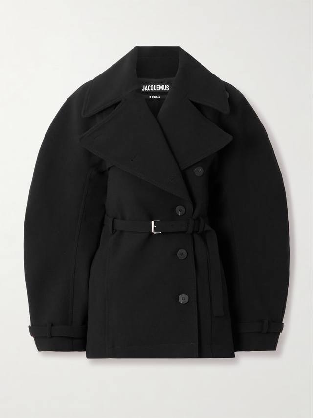 Cocoon-shaped trench coat with lapel! Sml Ddd