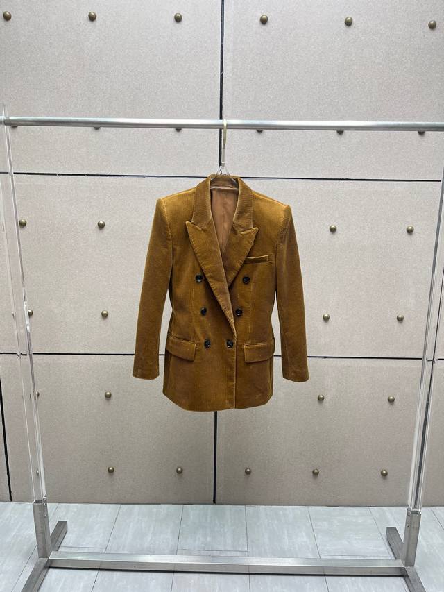 Corduroy double-breasted suit! Cotton Sml Ddd
