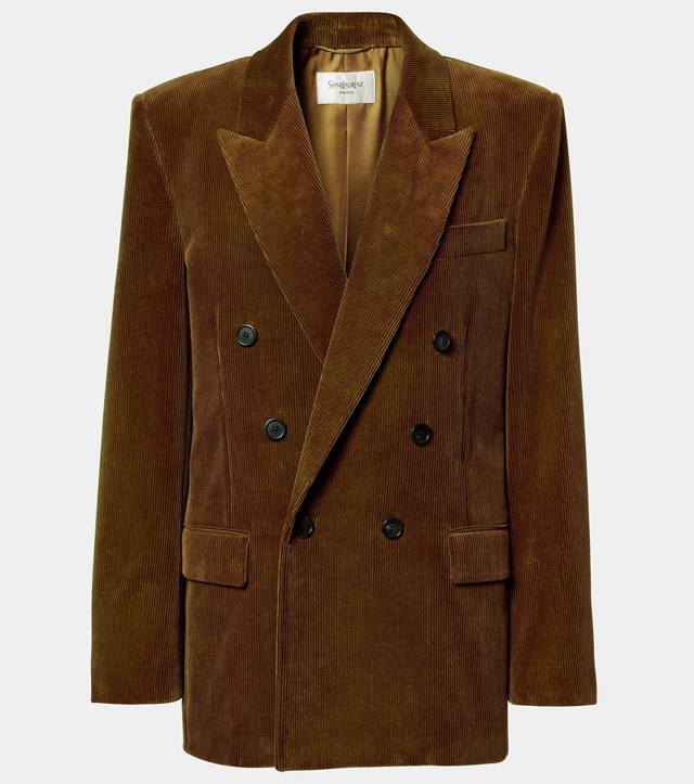 Corduroy double-breasted suit! Cotton Sml Ddd