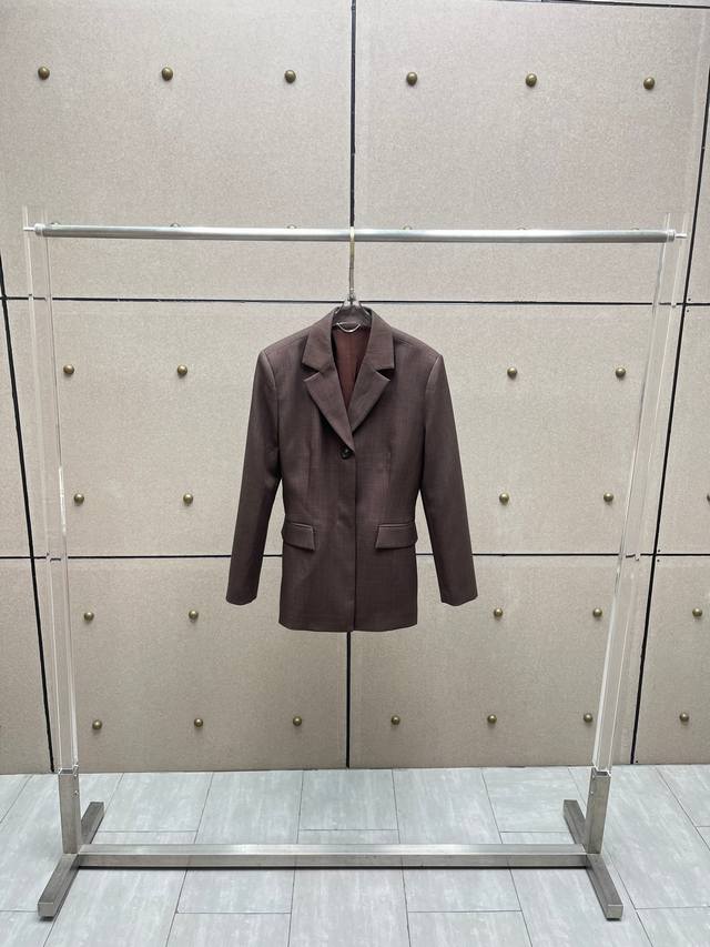 Magda chocolate brown suit jacket! Sml Ddd