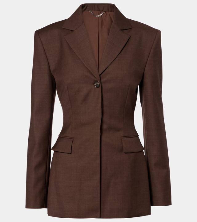Magda chocolate brown suit jacket! Sml Ddd