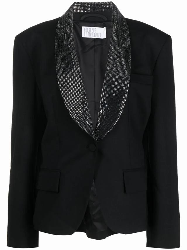New Rhinestone-Studded Oversized Fitted Suit! Available in Three Colors: Sizes S
