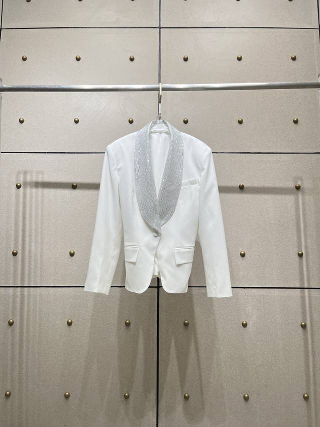 New Rhinestone-Studded Oversized Fitted Suit! Available in Three Colors: Sizes S