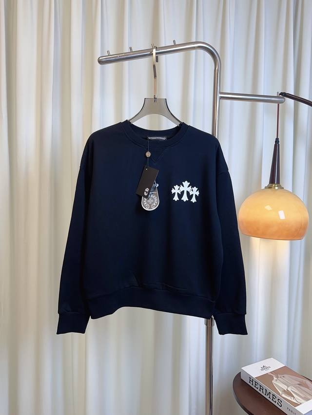 Kl** New Flocked Logo Sweatshirt, Custom Terry Cotton Fabric, Comfortable and Br