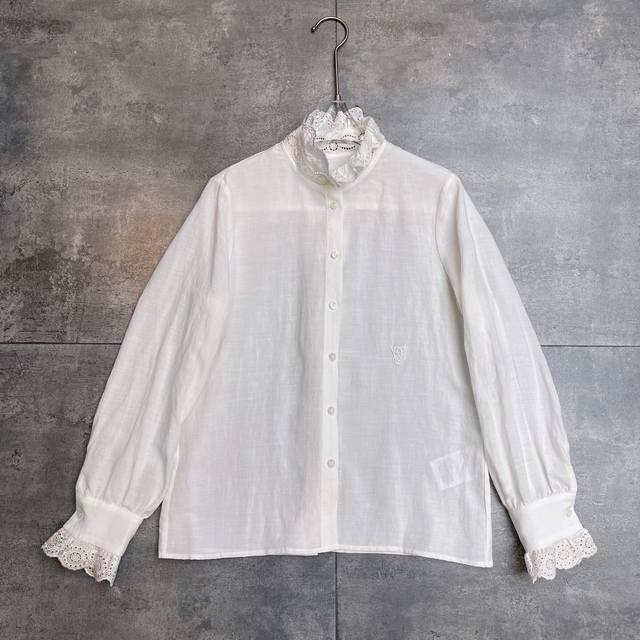 Restocked Valent0ڢ2025 Early Autumn New Versatile Shirt Super Beautiful Sweet La