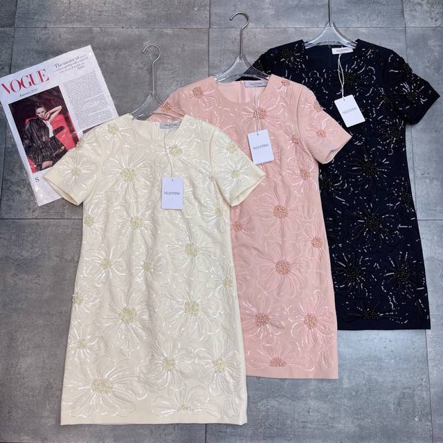 Restocked Original heavy embroidery and beading. Valent*N boutique style, super