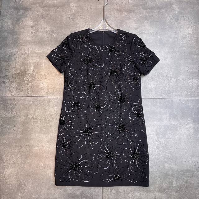 Restocked item. Original heavy embroidery and beading. Valent*N boutique style,