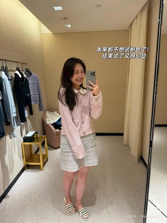 Original Cha.....2025 Autumn/Winter New Fashion Cashmere Sweater with Lapel, Del