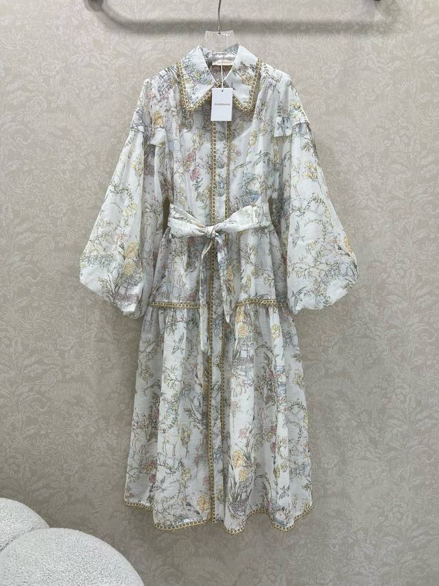 Zimmerman*Zimmerman 2025 New Heavy-Duty Patchwork Gold Thread Lace Trim Lapel La