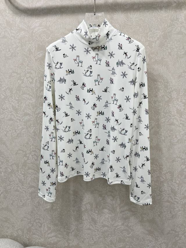 Chan*L25 New Ski Series High-Neck Long-Sleeve Base Layer Top Custom Yb Imported