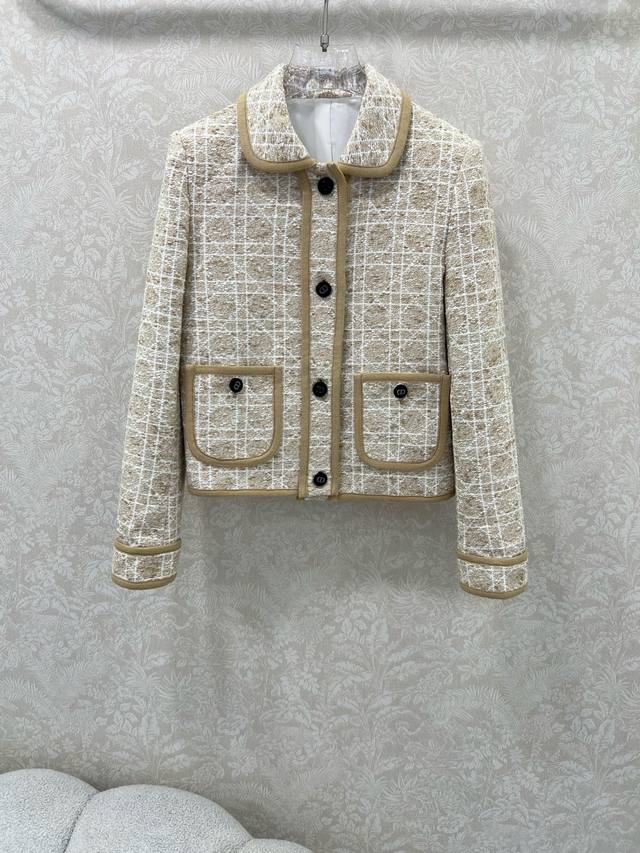 Dio*25 New Cannage Pattern Lapel Dress Jacket in Macaron Colors is Now Available