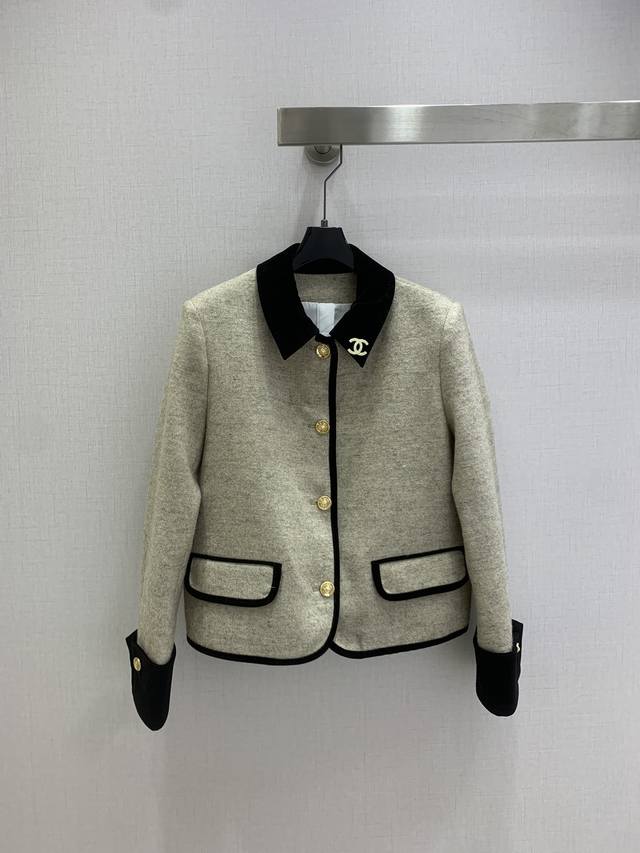 Highly recommend Cha* 2025 Autumn/Winter New Color Block Patchwork Lapel Coat! I