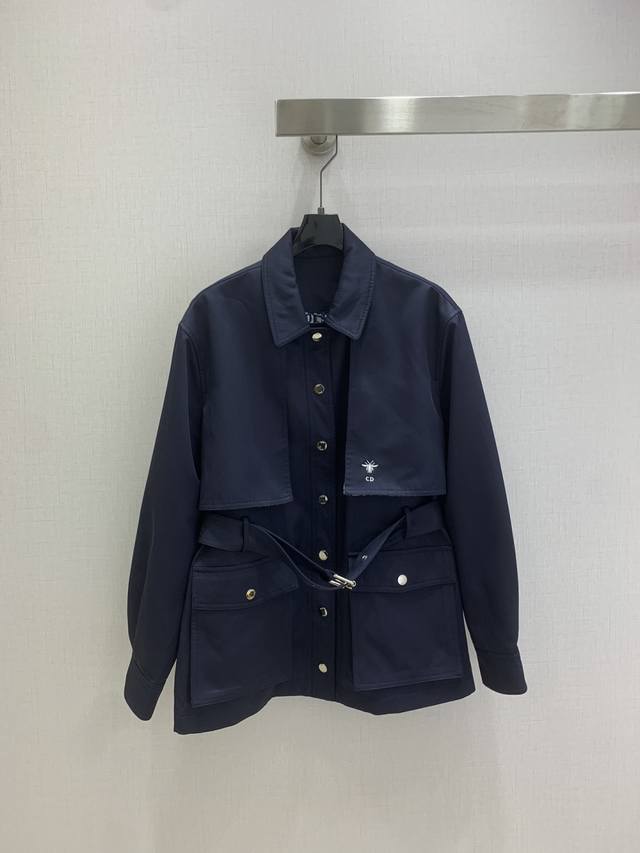 Highly recommend the Dio*2025 early autumn new lapel belted trench coat. A class